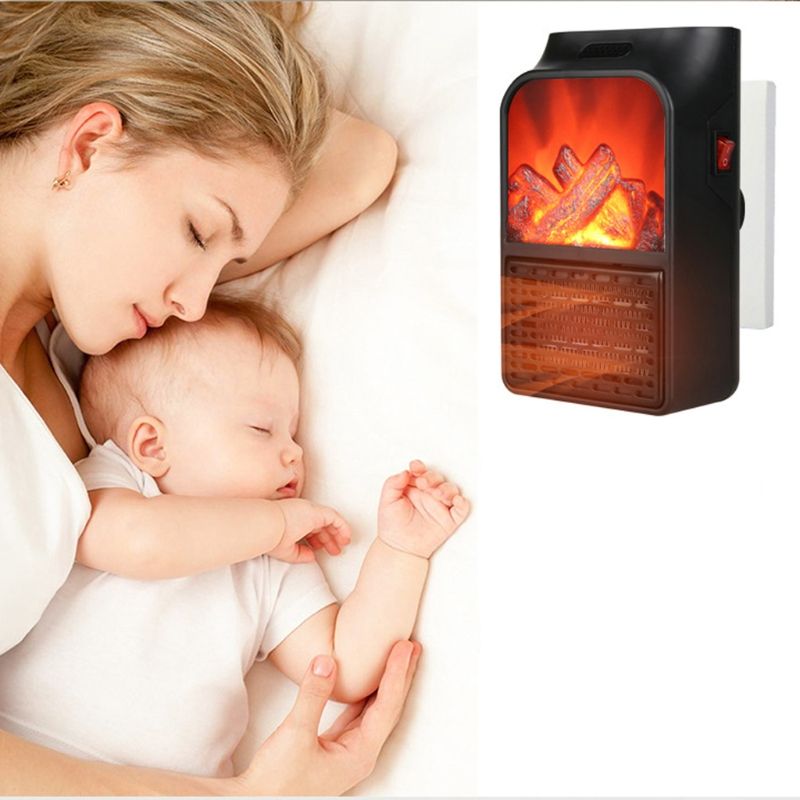 Small Portable Mini Heater Imitating Fire Speed Heat Multi-Function