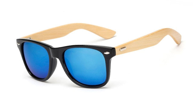 Wood Frame Style Sunglasses