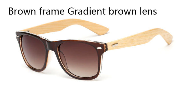 Wood Frame Style Sunglasses