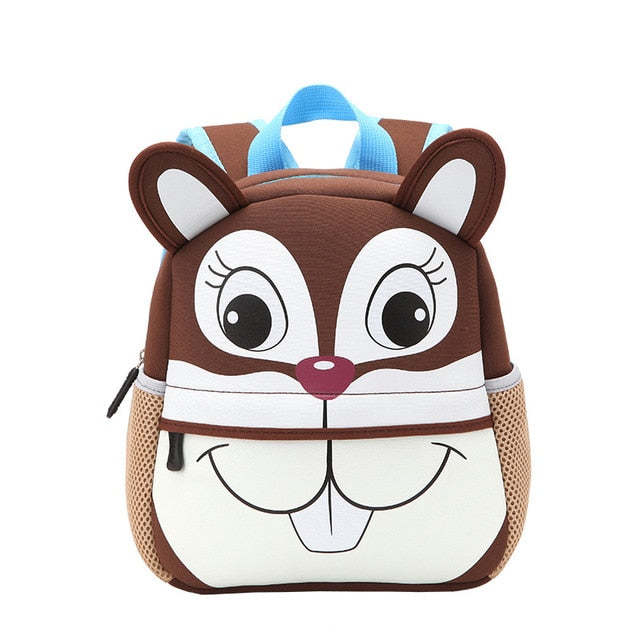 3D Animal Children Baby Backpack