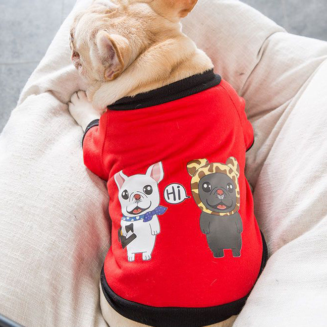 Creative Printed Shirts For Small and Medium Size Dog