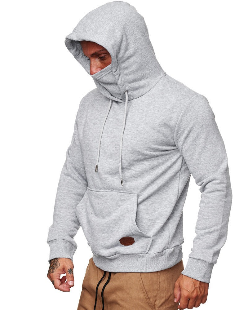 Sportswear Men's Sweater With Mask