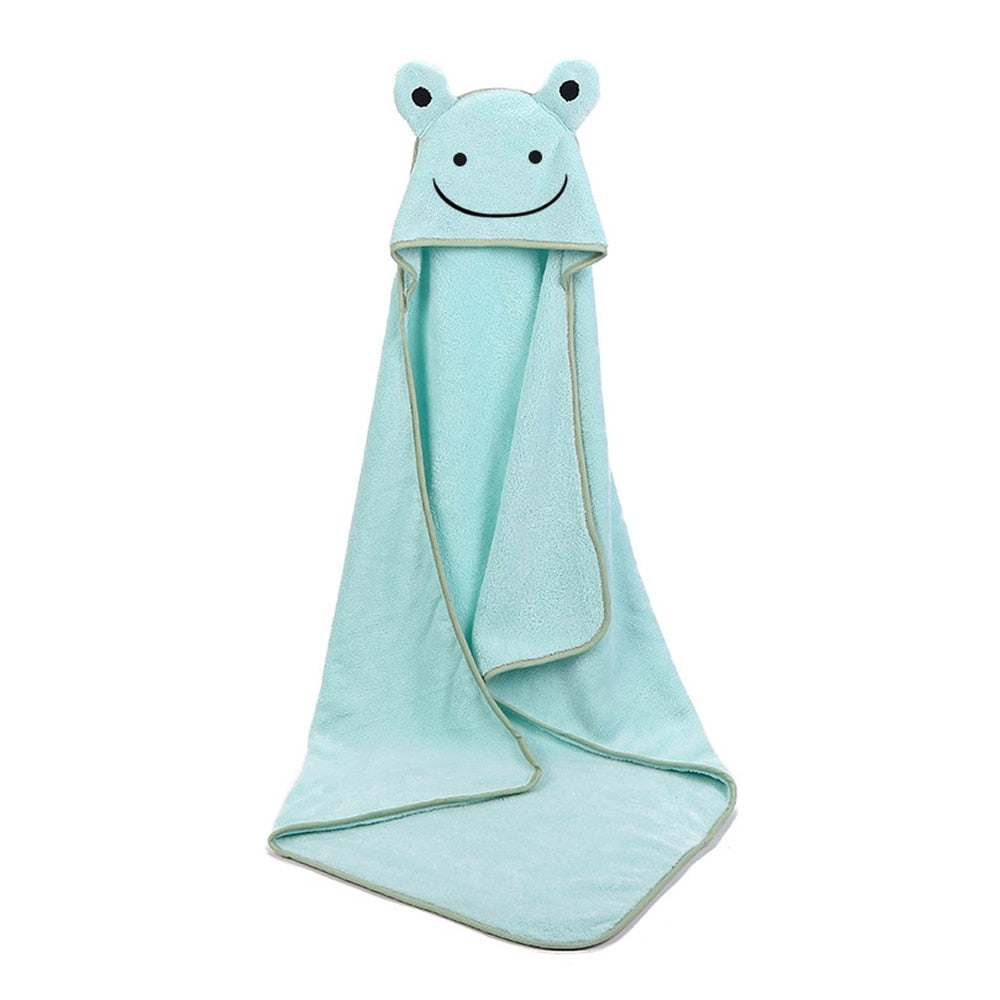 Baby Poncho Style Bath Towel