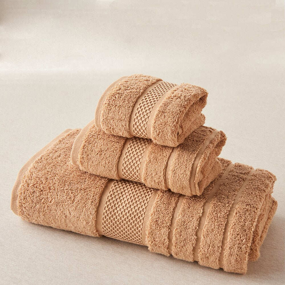 Bath Towel face Towels Egyptian cotton High-end hotel thickened wash towel SPA Towel set Strong water absorption