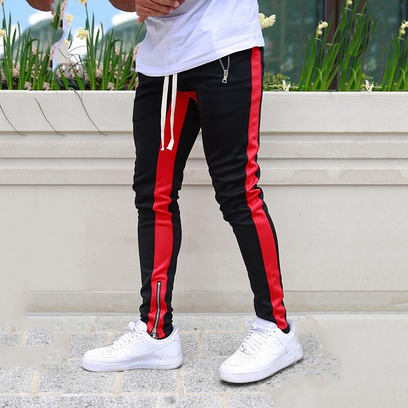 Mens Joggers Casual Pants Men Sportswear Tracksuit Bottoms