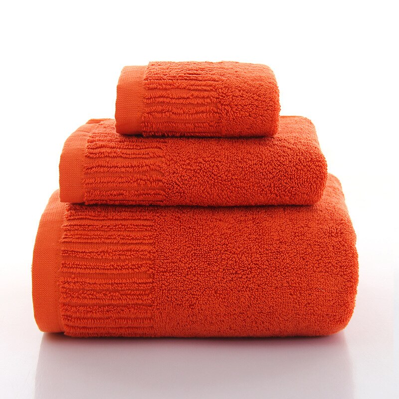 Cotton 3 Piece Towel Set 10 colors