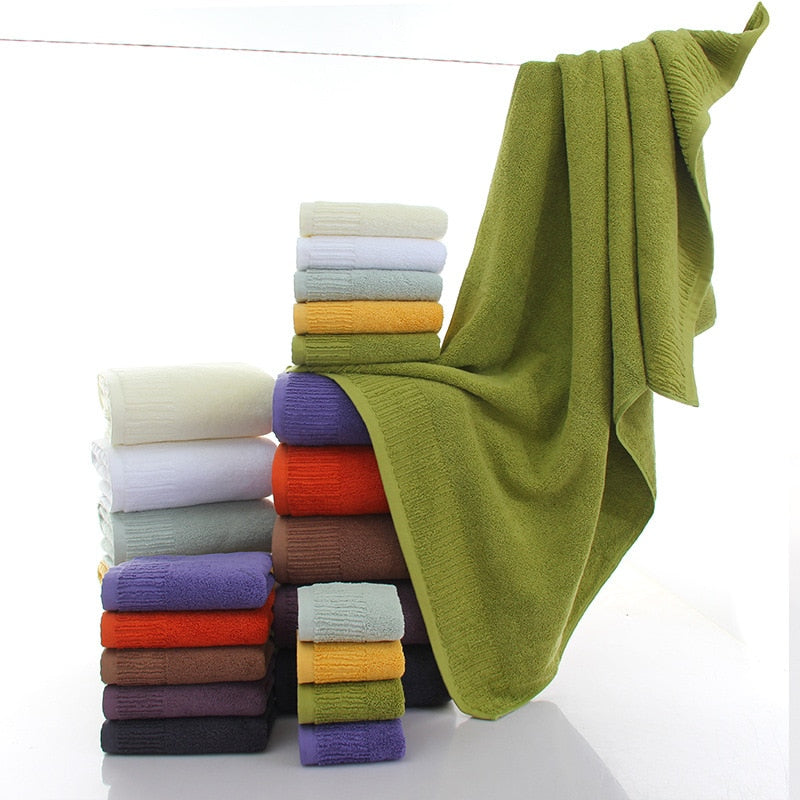 Cotton 3 Piece Towel Set 10 colors