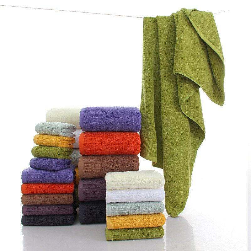 Cotton 3 Piece Towel Set 10 colors