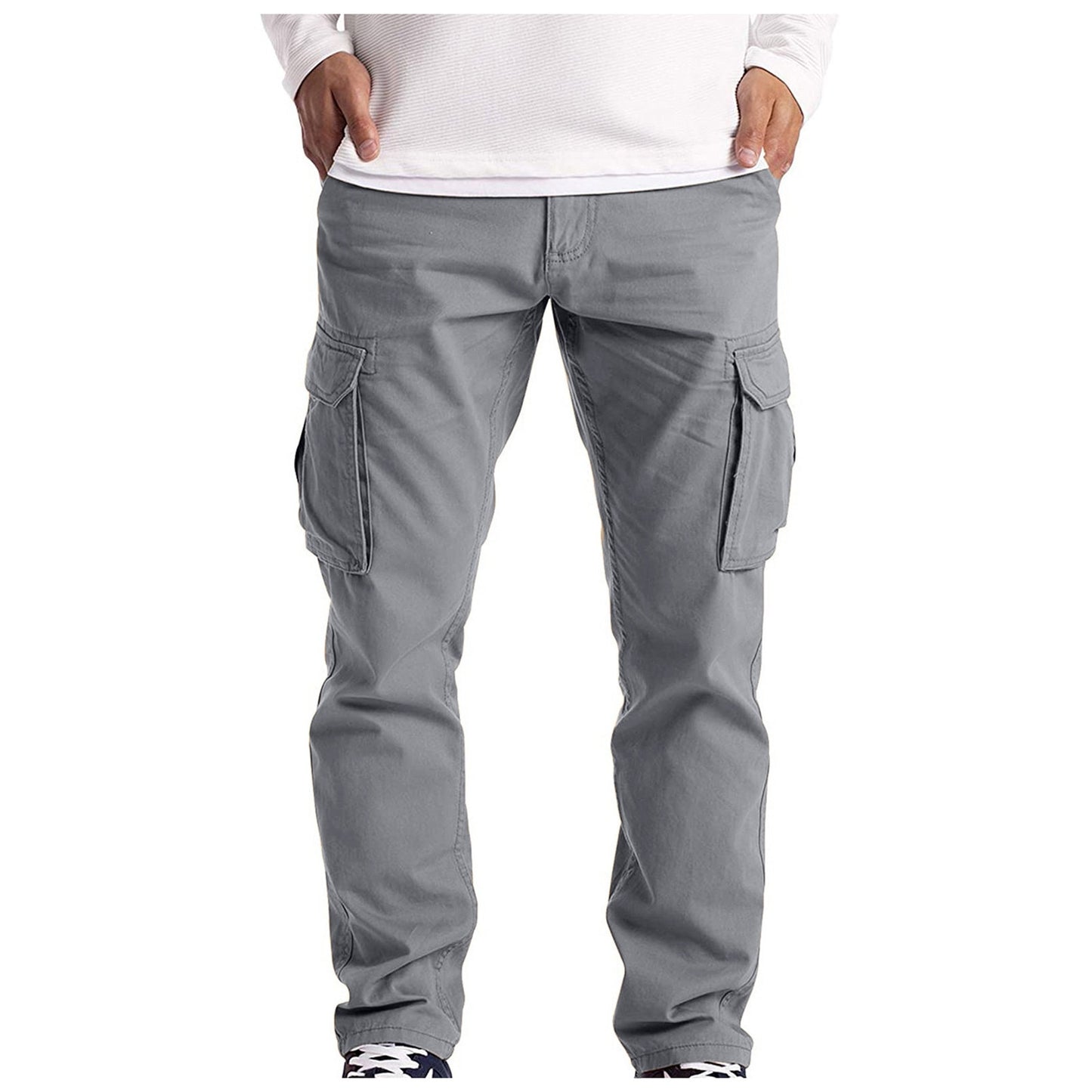 Men's Lightweight Breathable Multi-Pocket Cargo Pants