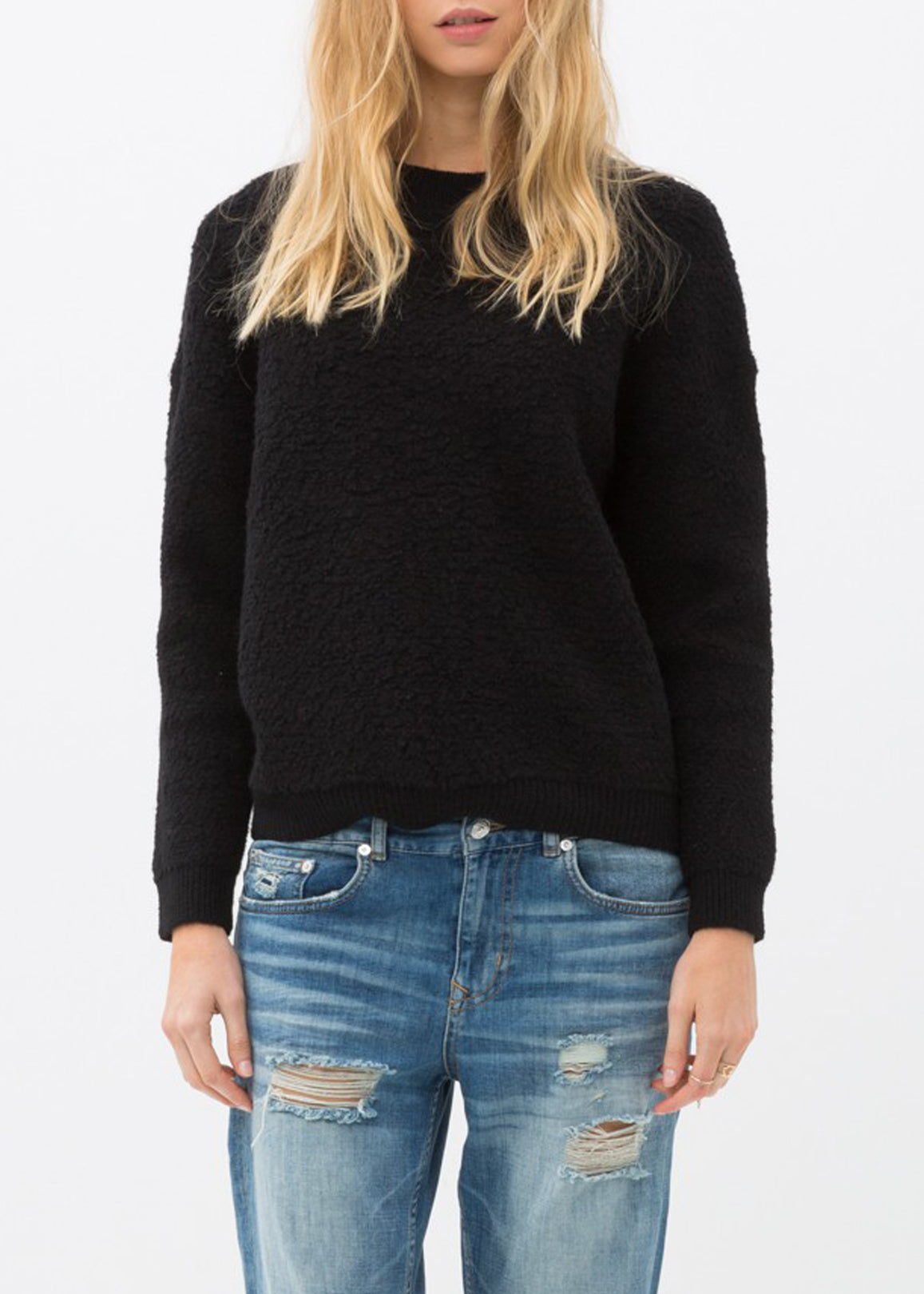 Rag Wool Knit Crew Neck