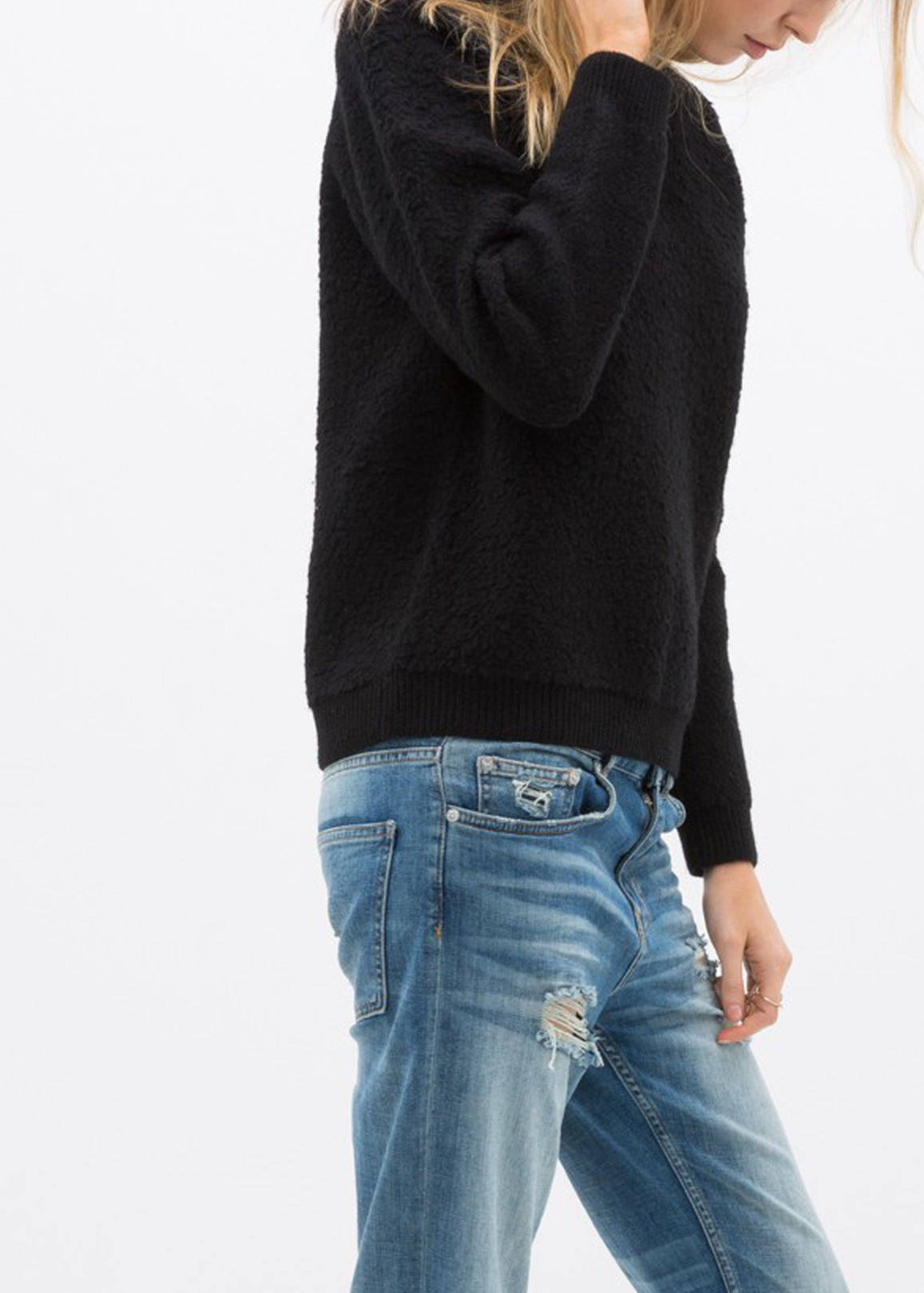 Rag Wool Knit Crew Neck