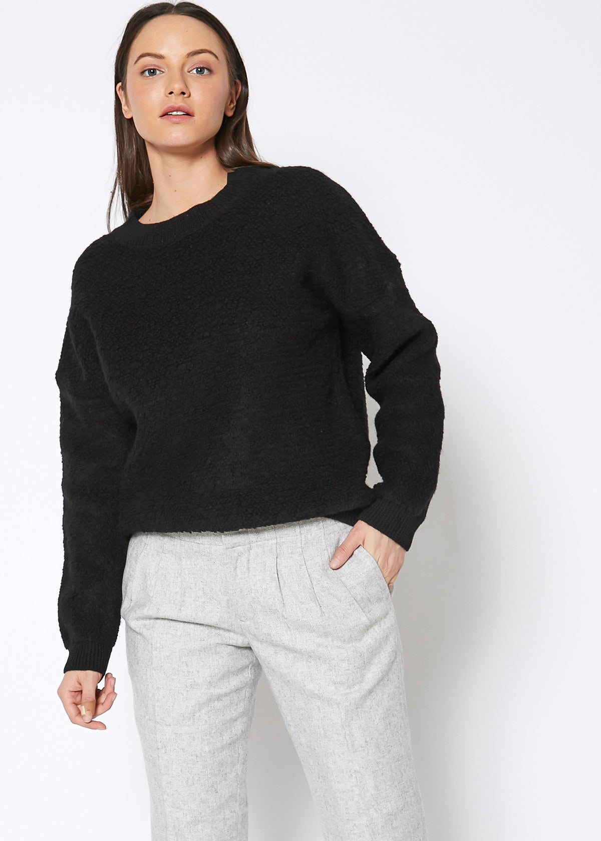 Rag Wool Knit Crew Neck