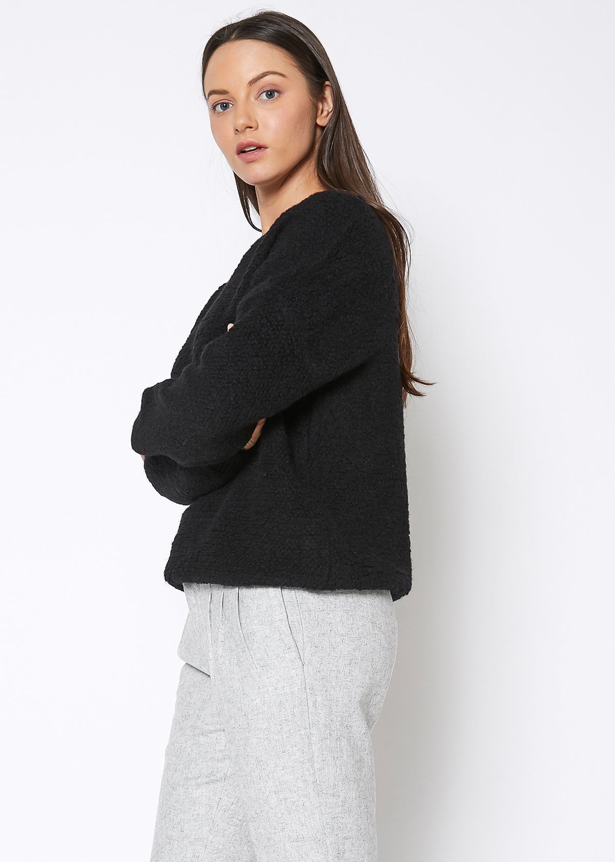 Rag Wool Knit Crew Neck