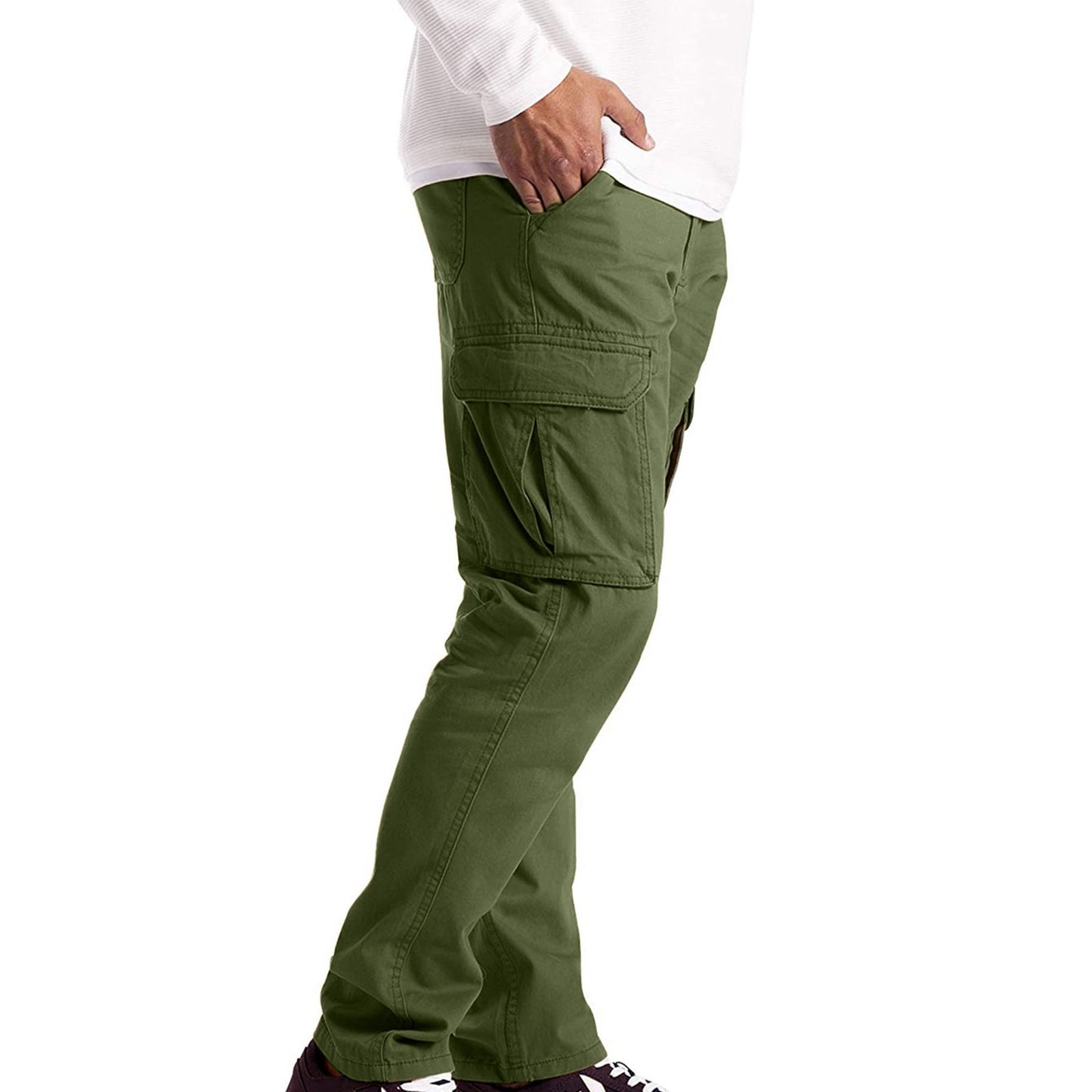 Men's Lightweight Breathable Multi-Pocket Cargo Pants