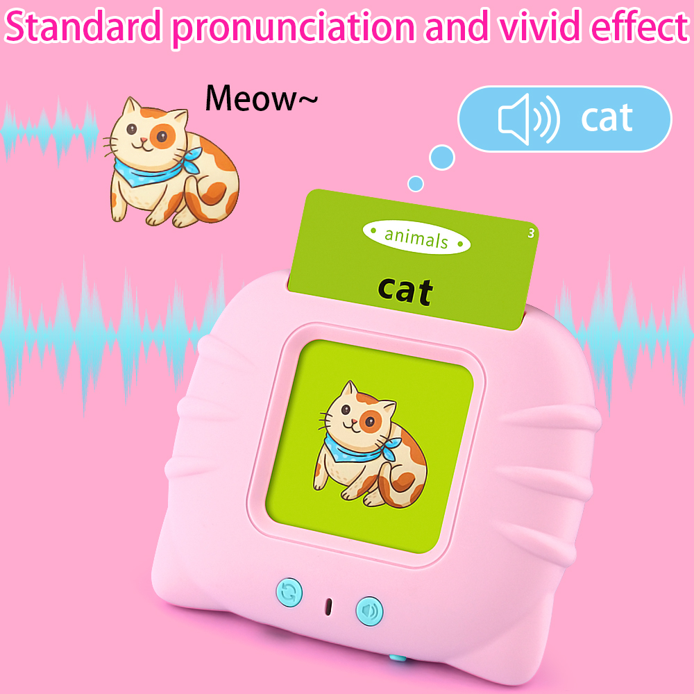 Childhood Early Intelligent Talking Flash Cards Toy